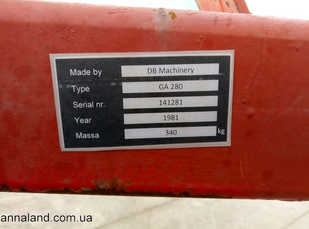  Культиватор DB Machinery GA280 - 8 - Annaland.com.ua.jpg Продаж бу сг техніки з Нідерландів